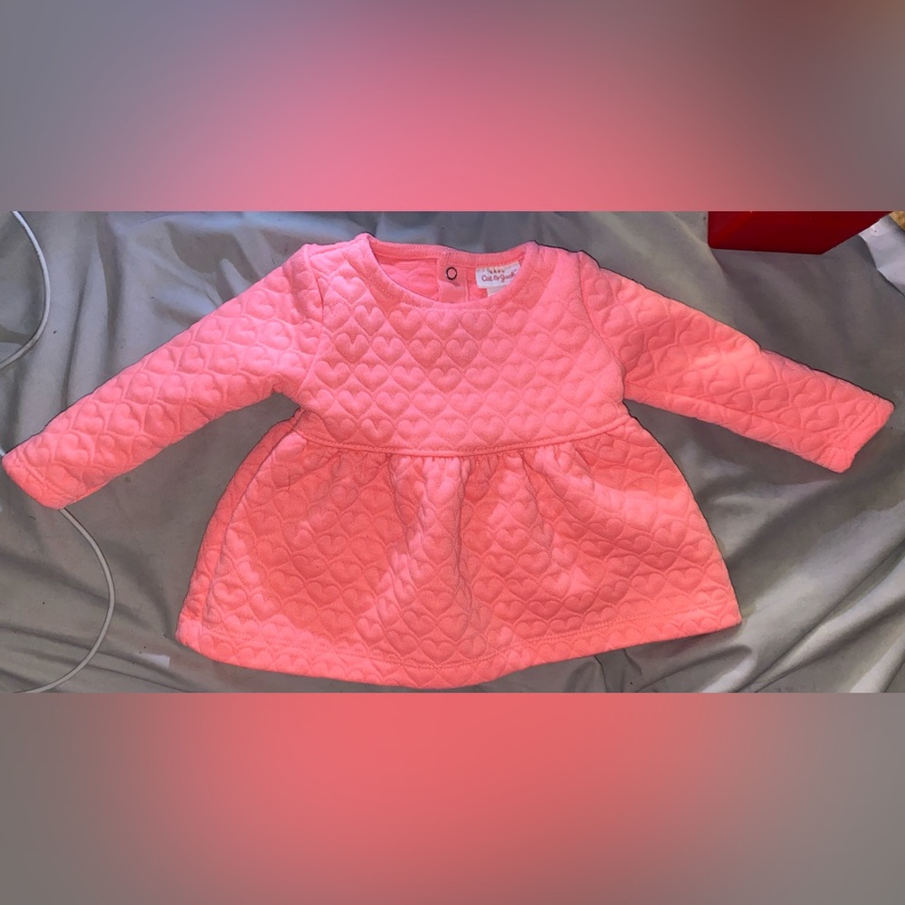 Pink heart long sleeve